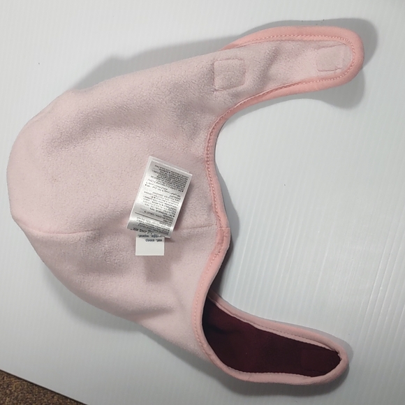 Old Navy Pom Pom fleece Ear Flap fashion strap Winter Warm hat Size Medium - Picture 8 of 13